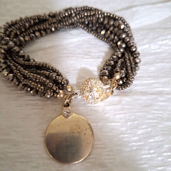 A TR China Women's Bracelet Layered Rhinestone Boho Elegant Eveningwear - Picture 2 of 7